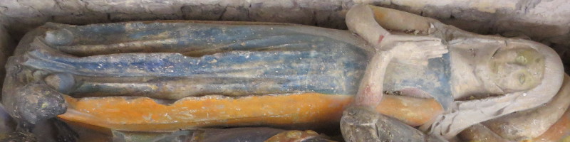 Wales St Athan - St Athan Roger Berkerolles 1351 and Katherine de Turberville